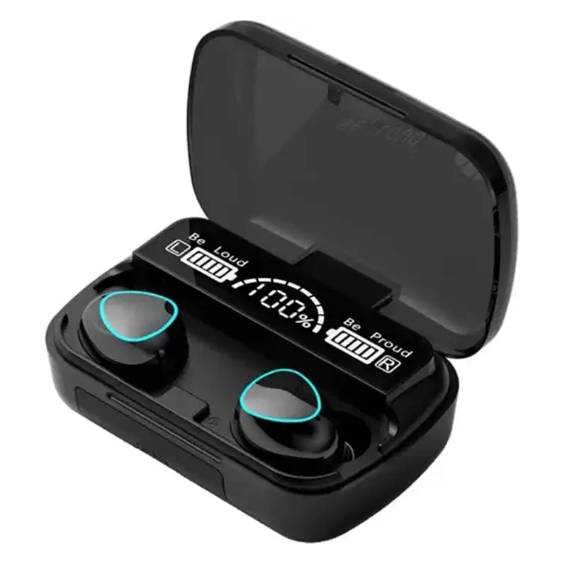 Smart Touch Wireless Earbuds With Built-in Mic