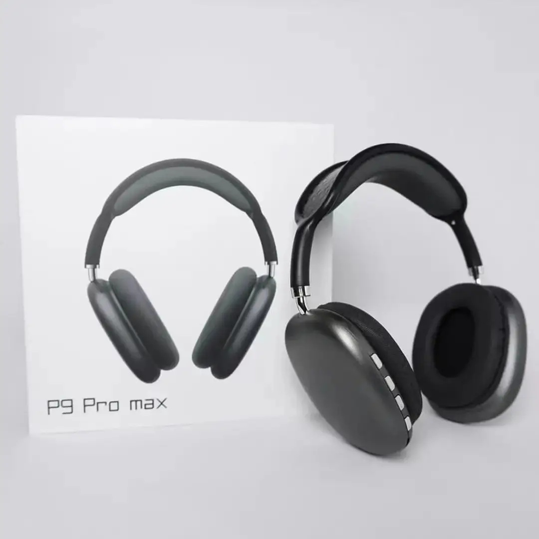 P9 Pro Max Extra Bass Wireless Bluetooth Headphones Combo