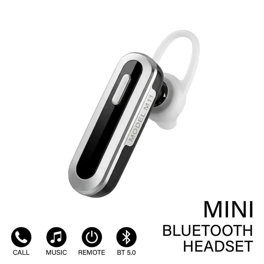 Pack of 3 PCs M11 Bluetooth Wireless Single Earphone Mic