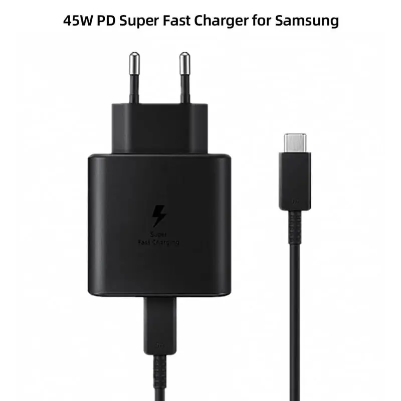 Samsung Fast Charger 45W PD Wall Adapter & 5A Data Cable