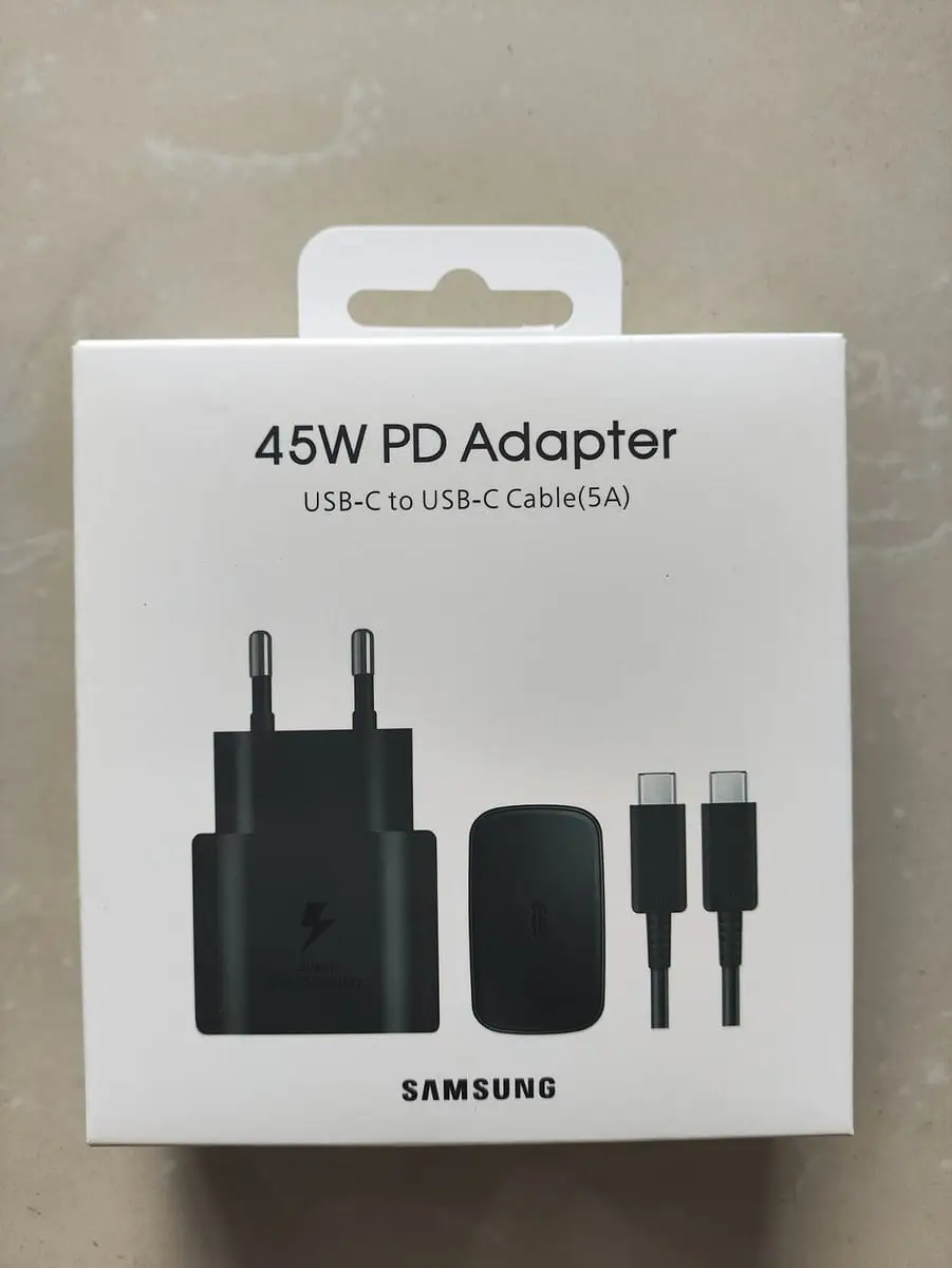 Samsung 45W Type C Adapter Pack with 5A High Speed Cable