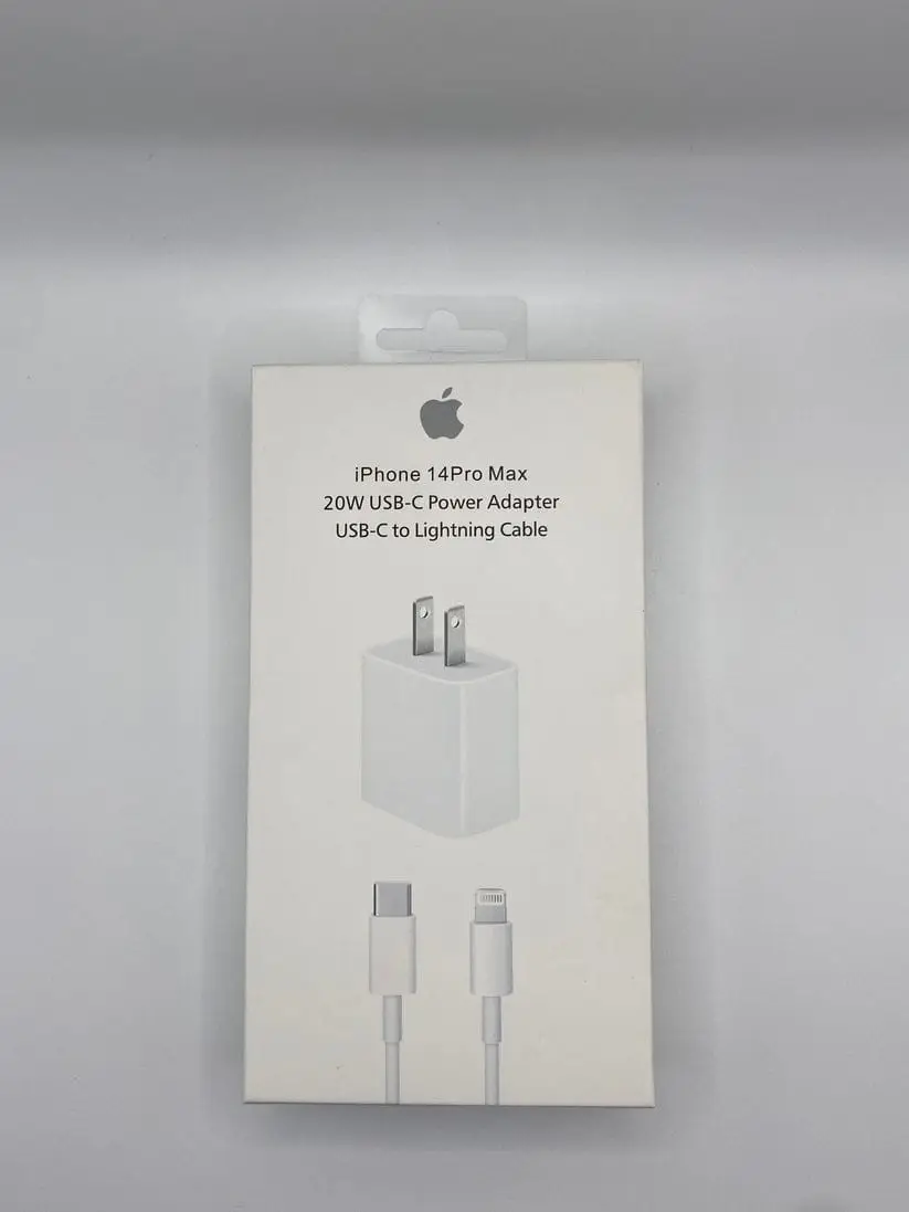 Fast Charger For iPhone 20W Wall Adapter & Data Cable