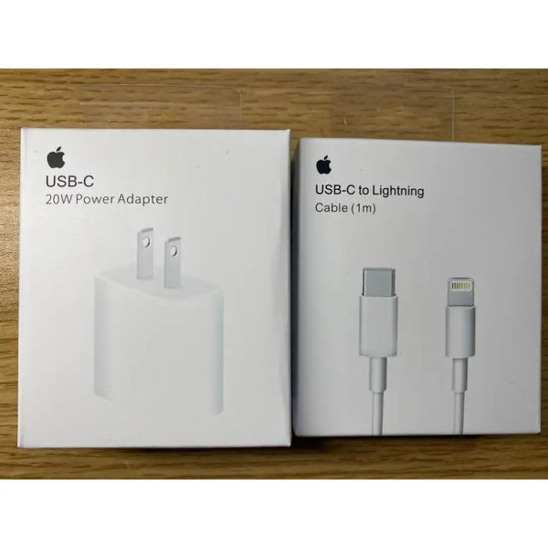 Pack of 2 PCs 20W Fast Charger with 3FT 6FT USB-C Cord