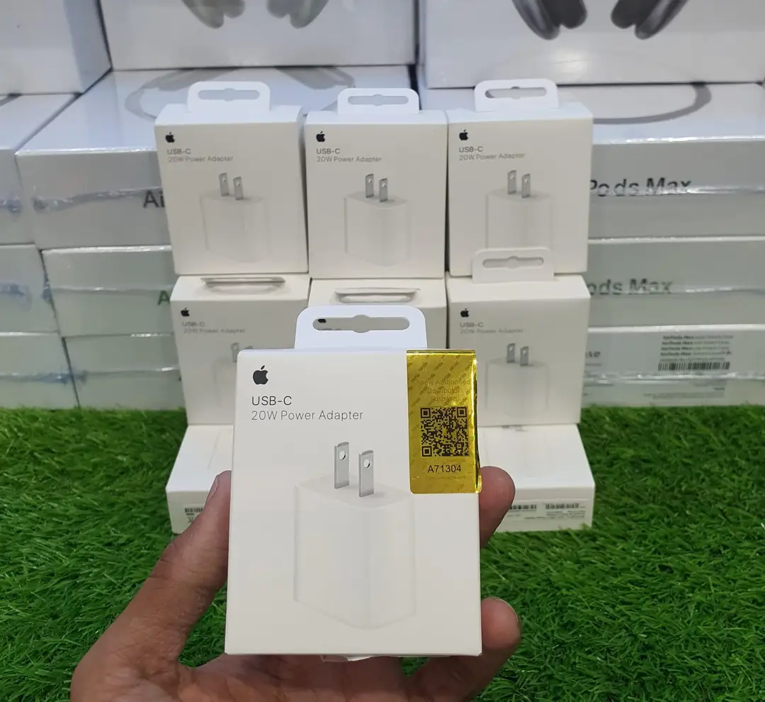 Pack of 2 PCs 20W Power Adapter with USB-C Cable Combo