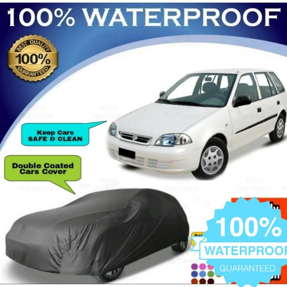 Suzuki Cultus Parachute Car Cover Silver Waterproof