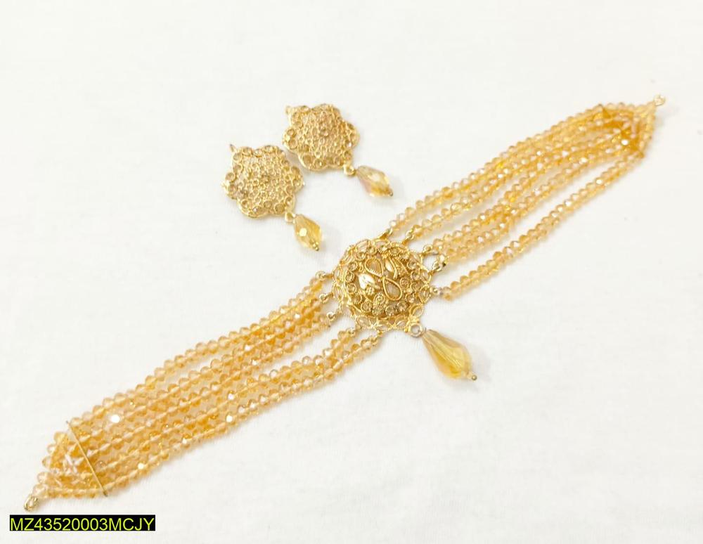 Gold Plated Choker Set for Bridal Wear Pakistani