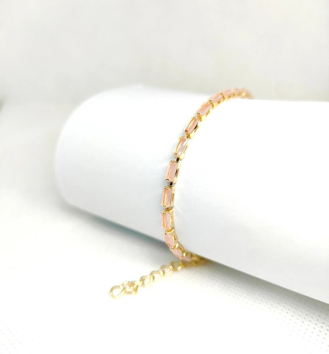 Red Gemstone Chain Bracelet for Women & Men
