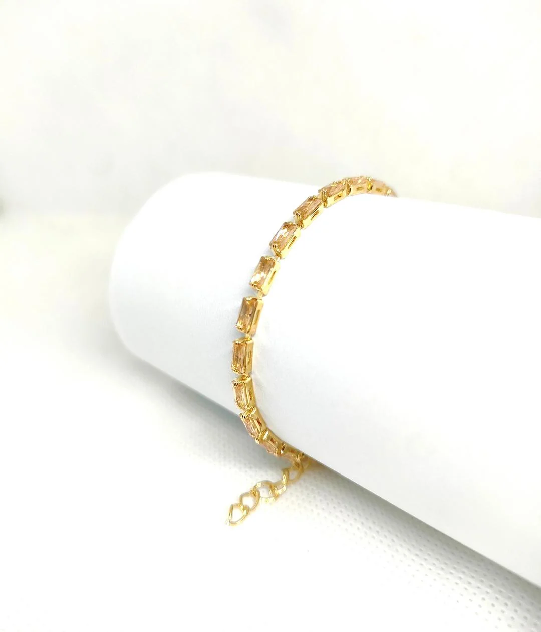 Red Gemstone Chain Bracelet for Women & Men