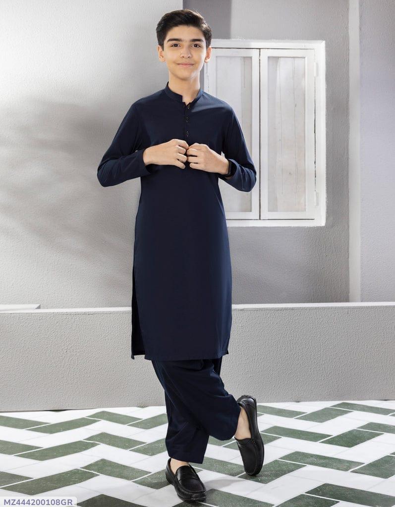 Men’s Unstitched Wool Plain Suit