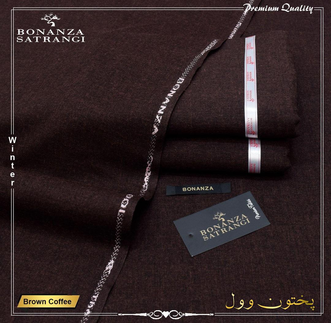 Men’s Unstitched Wool Plain Suit