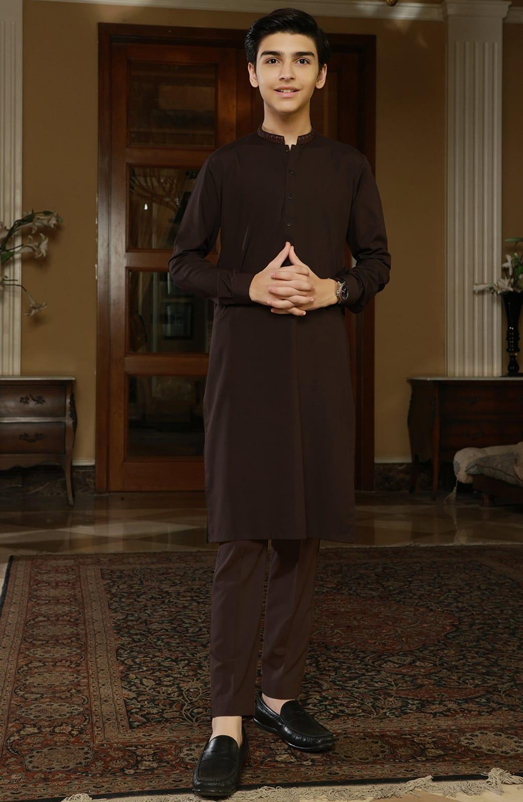 Men’s Unstitched Wool Plain Suit