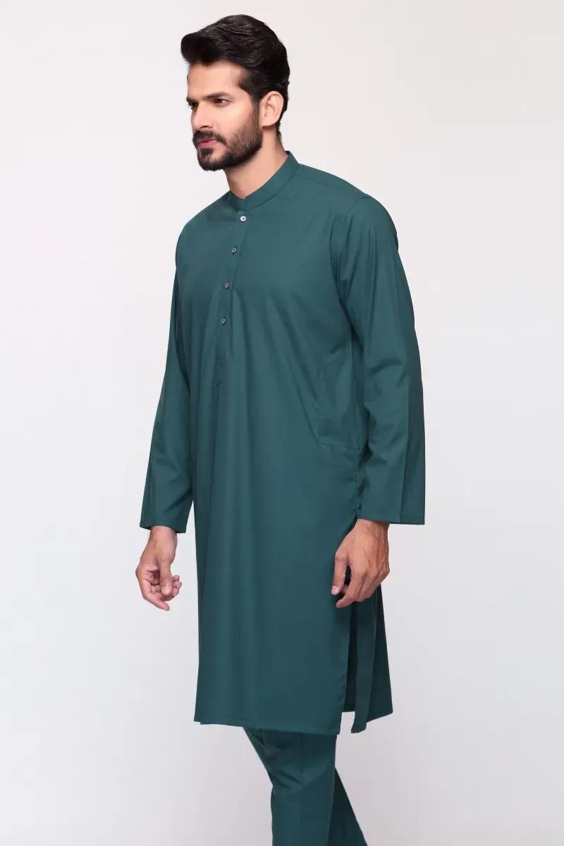 Men’s Unstitched Wool Plain Suit