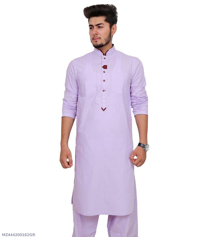 Men’s Unstitched Wool Suit - Plain Pattern Perfect For Winter