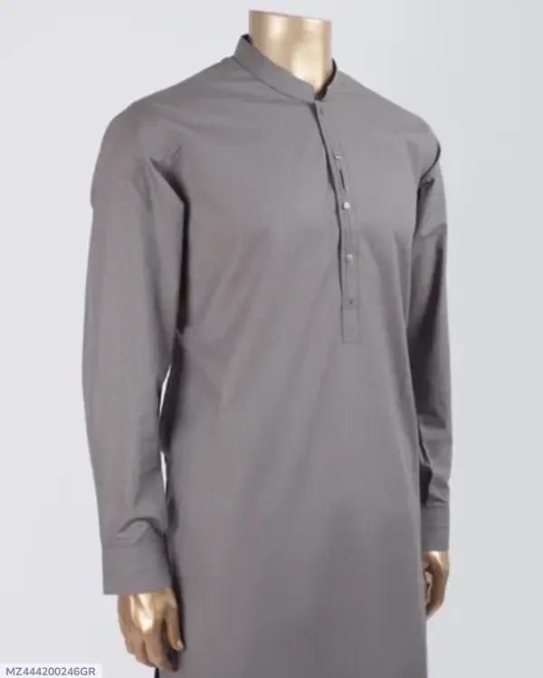 Men’s Unstitched Wool Plain Suit