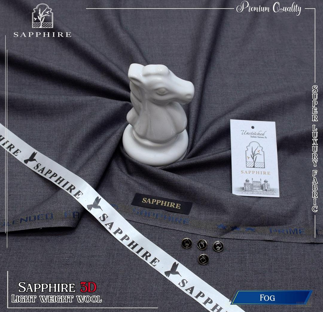 Men’s Unstitched Wool Plain Suit