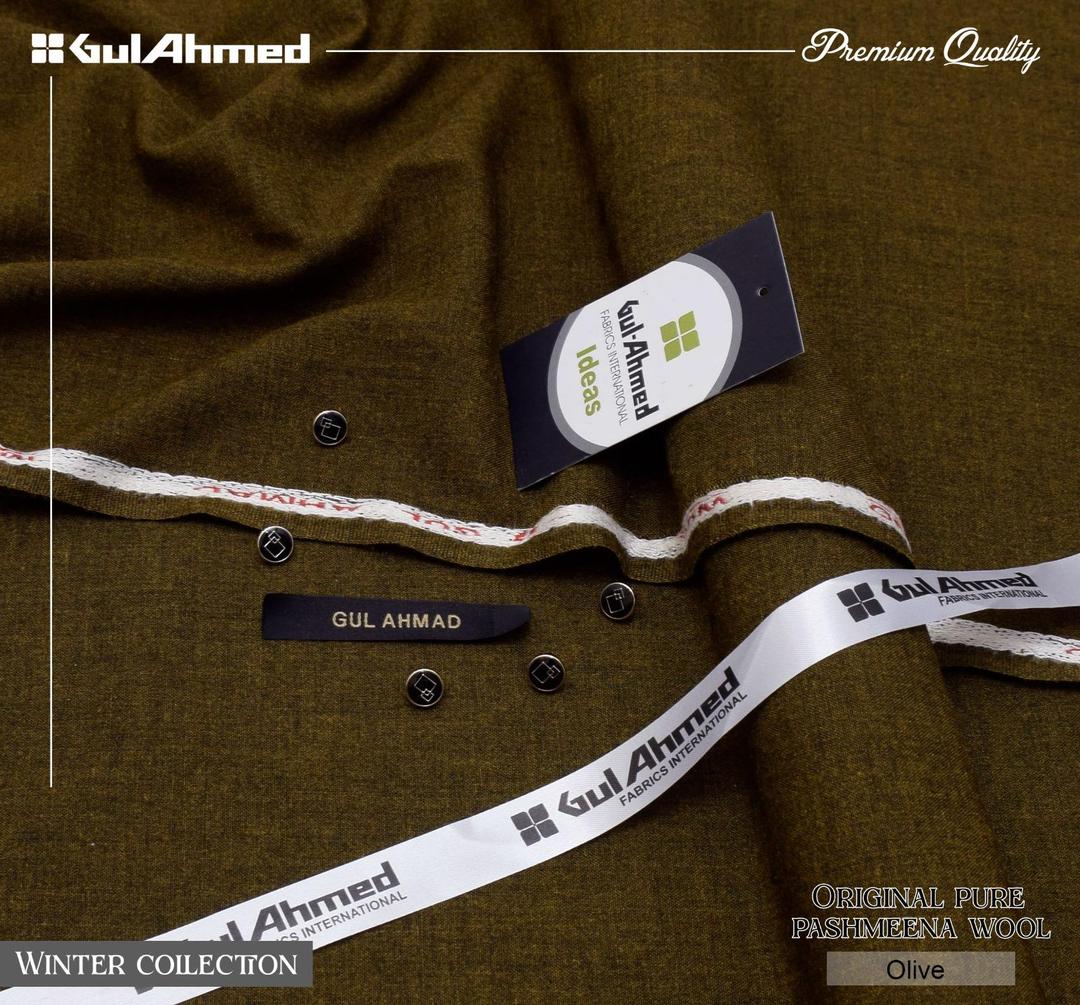 Men’s Unstitched Wool Plain Suit