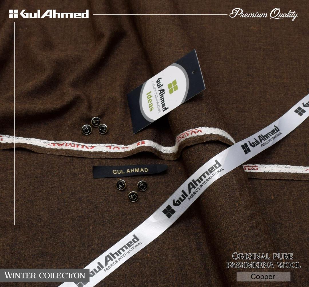 Men’s Unstitched Wool Plain Suit