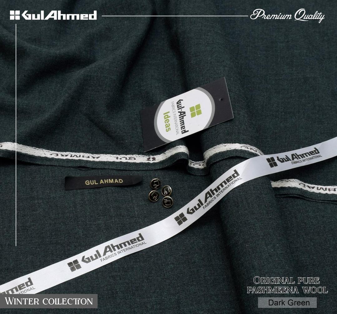 Men’s Unstitched Wool Plain Suit