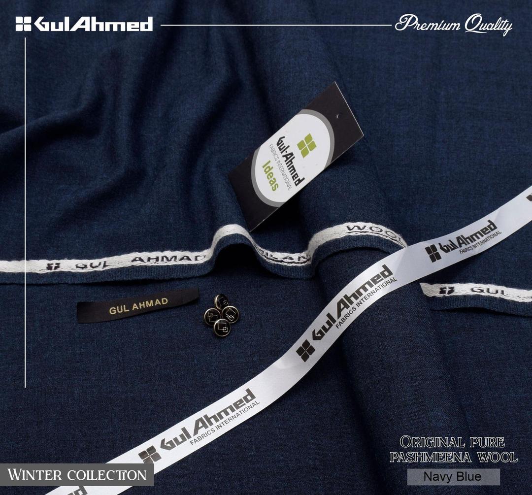 Men’s Unstitched Wool Plain Suit