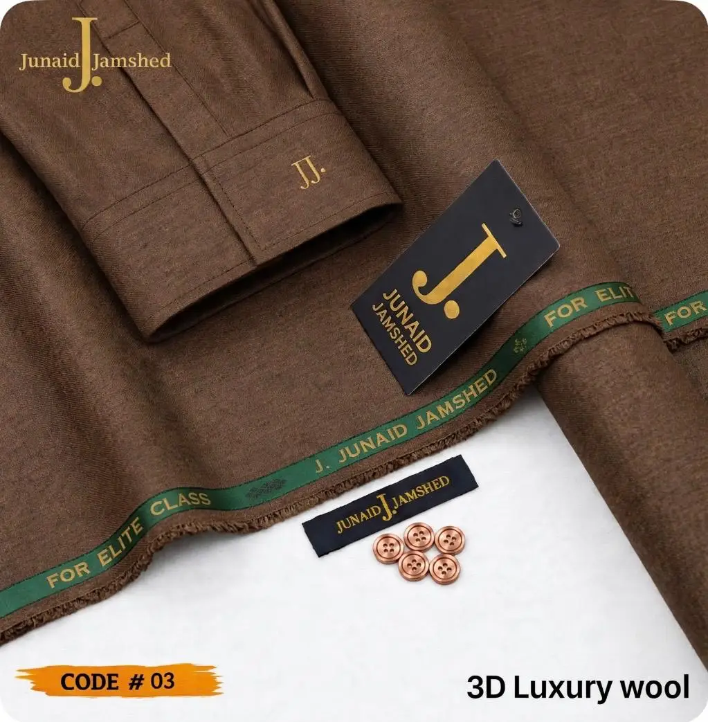 Men’s Unstitched Wool Plain Suit