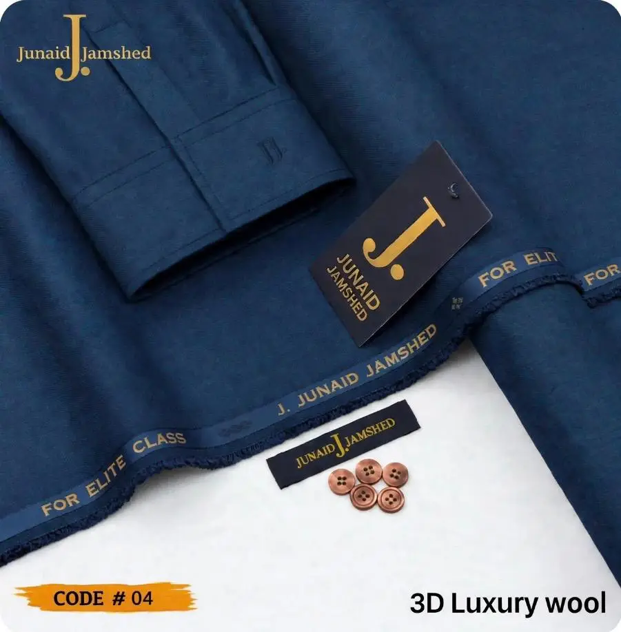 Men’s Unstitched Wool Plain Suit