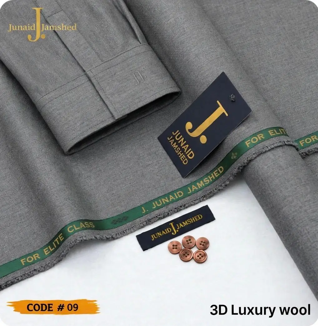 Men’s Unstitched Wool Plain Suit