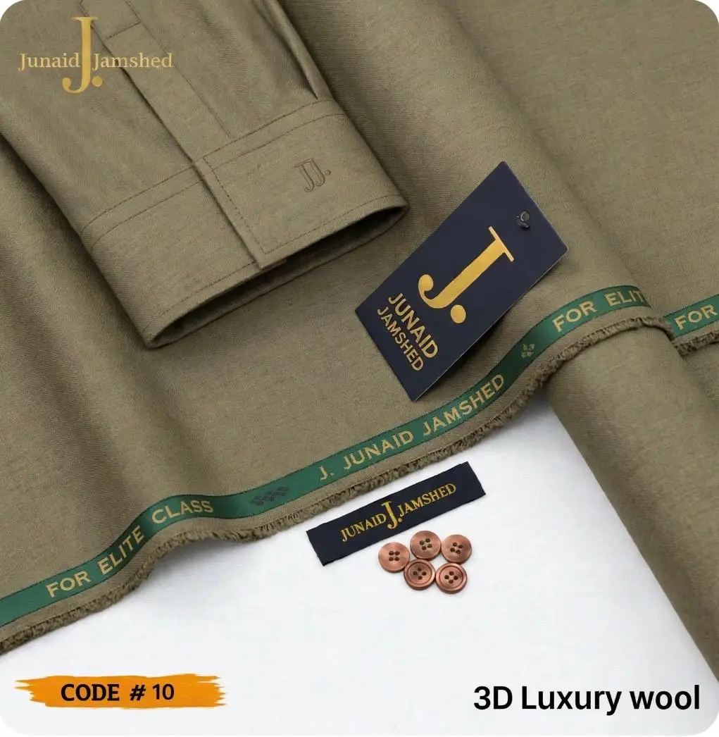 Men’s Unstitched Wool Plain Suit
