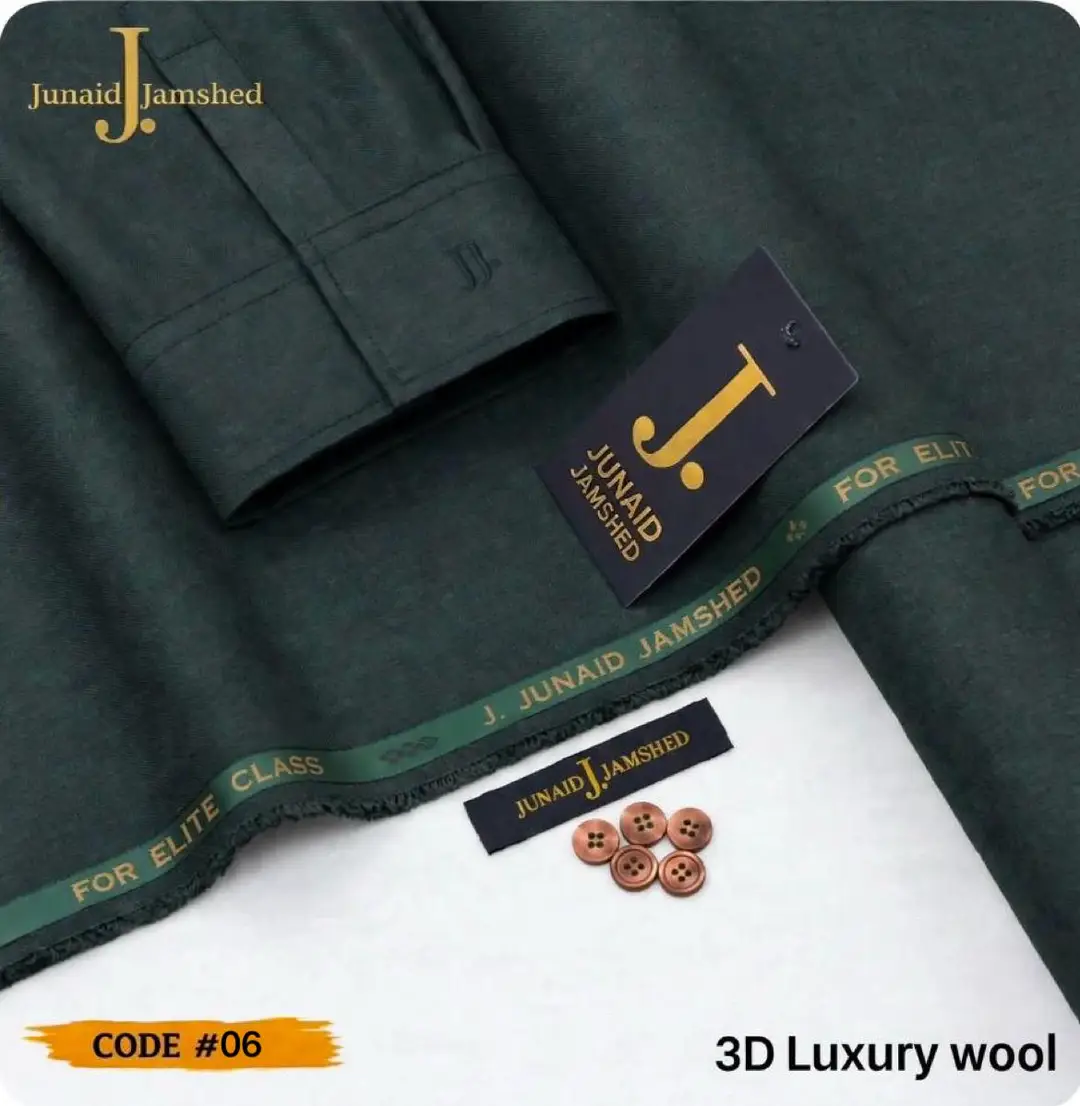Men’s Unstitched Wool Plain Suit