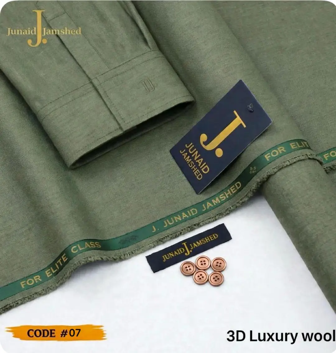 Men’s Unstitched Wool Plain Suit