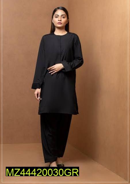 Women Cotton Lawn Black Suit Summer Daily Wear Pakistan