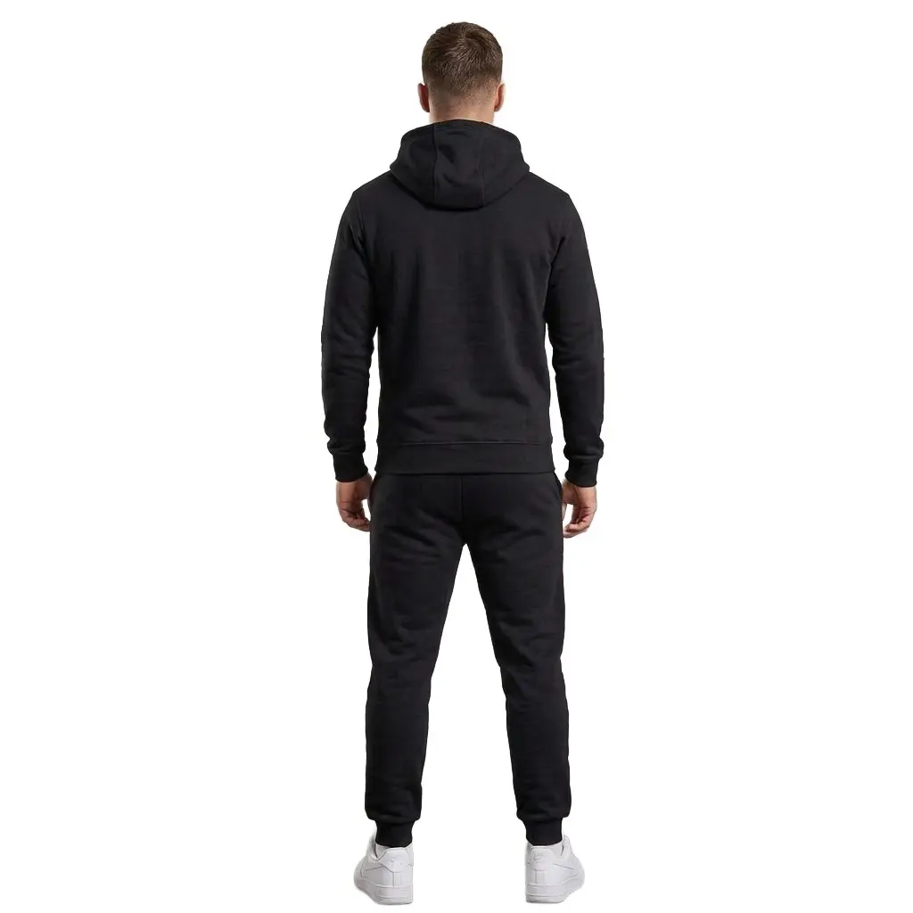 2 Pcs Men's Fleece Printed Hoodie Track Suit