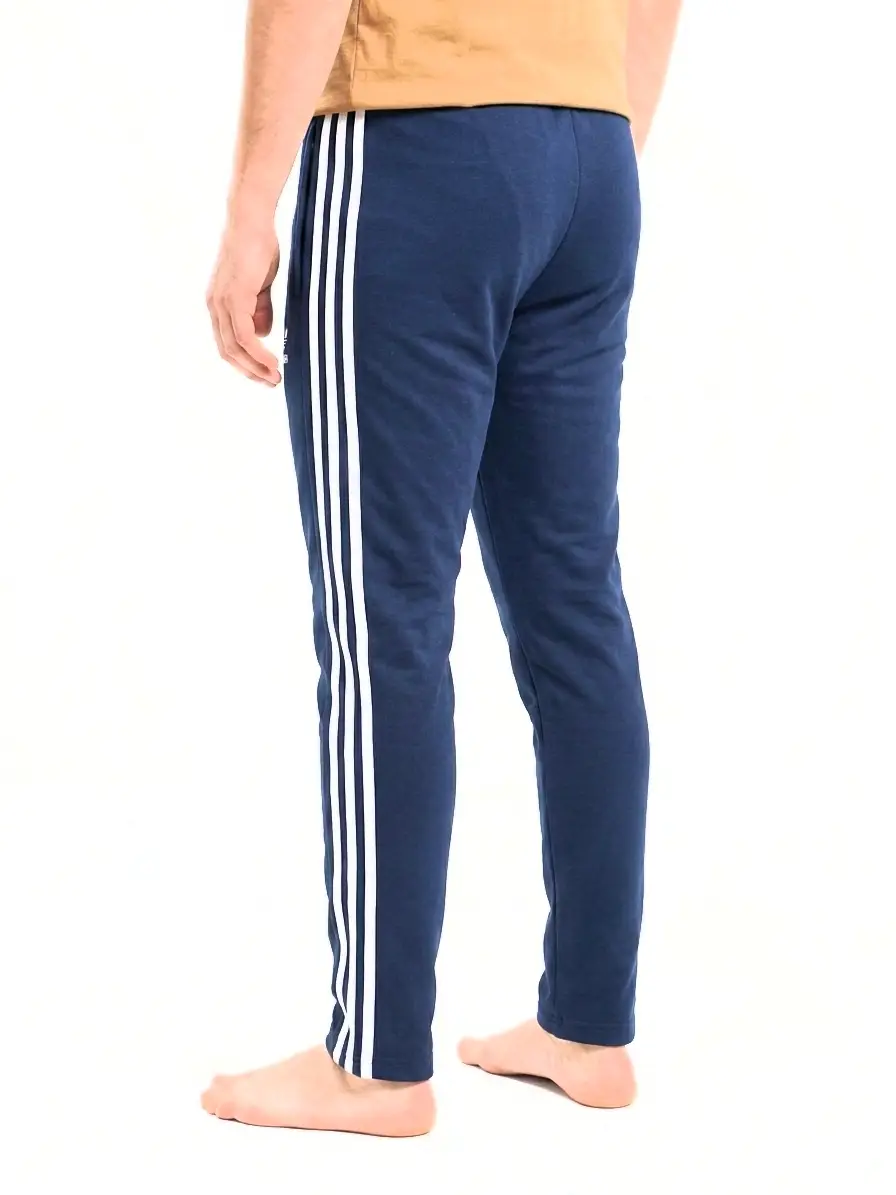 Men's  Blue Jersey Printed Trouser