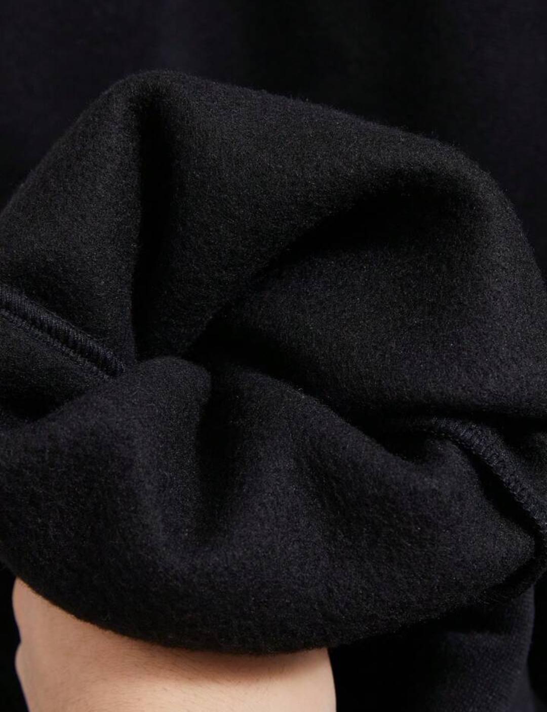 2 Pcs Boy's Fleece Plain Hoodie Tracksuit