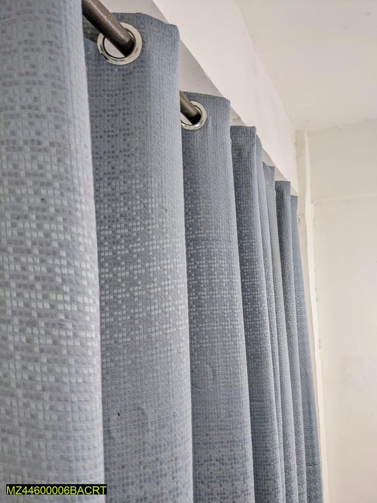 Plain Dabbi Self Shaded Curtains
