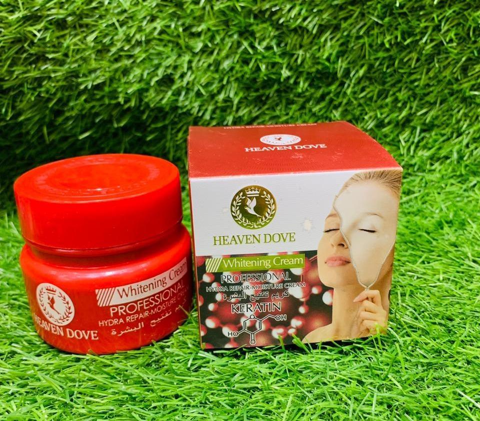 Whitening Keratin Cream 180G Red Jar for Glowing Skin