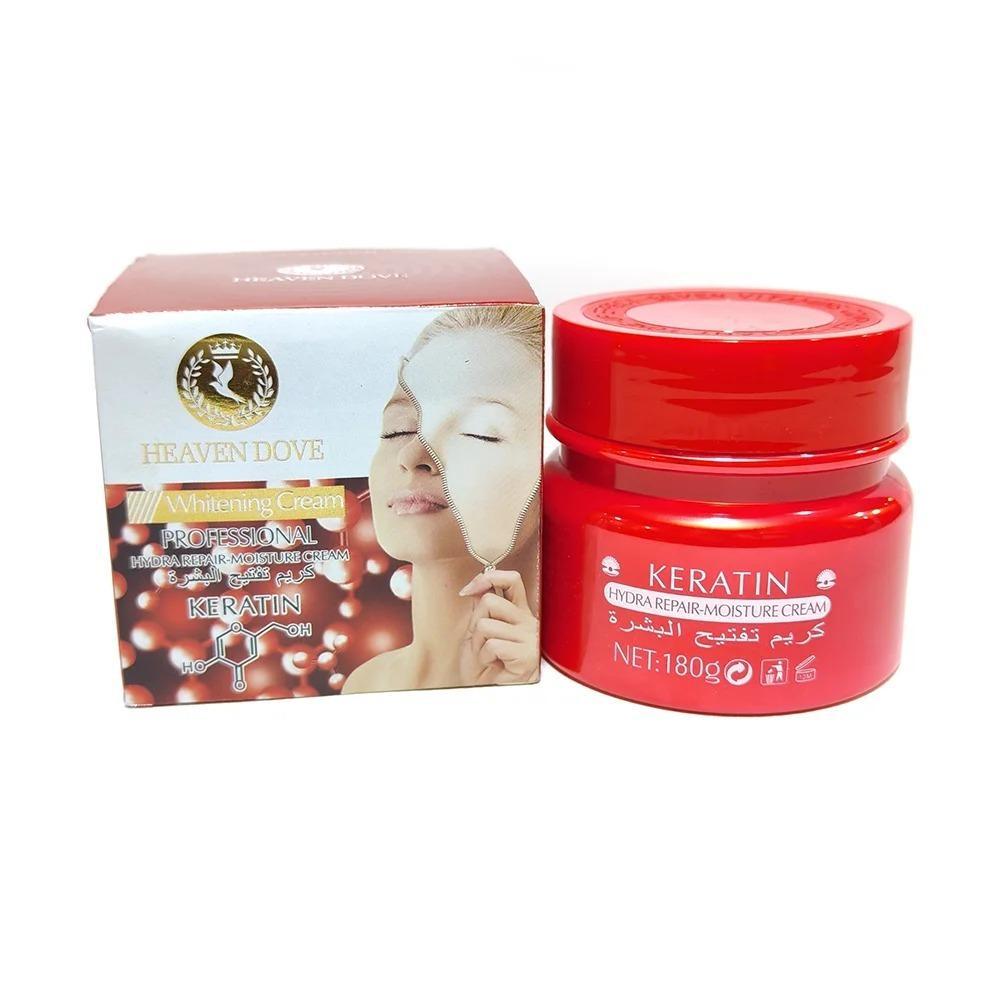 Whitening Keratin Cream 180G Red Jar for Glowing Skin