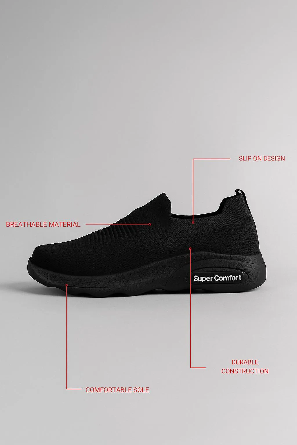 Men's EVA Casual Skechers Black