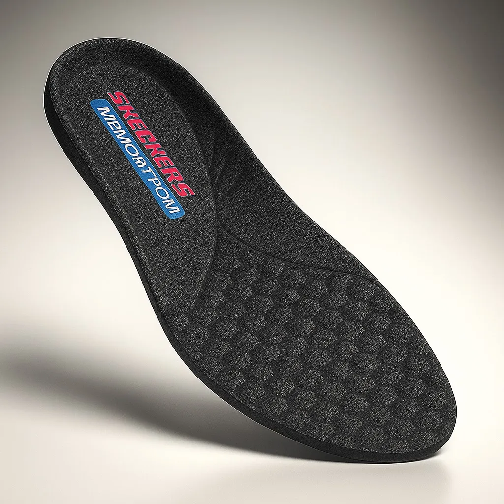 Black Gel Insole for Men Women Sizes 39-45