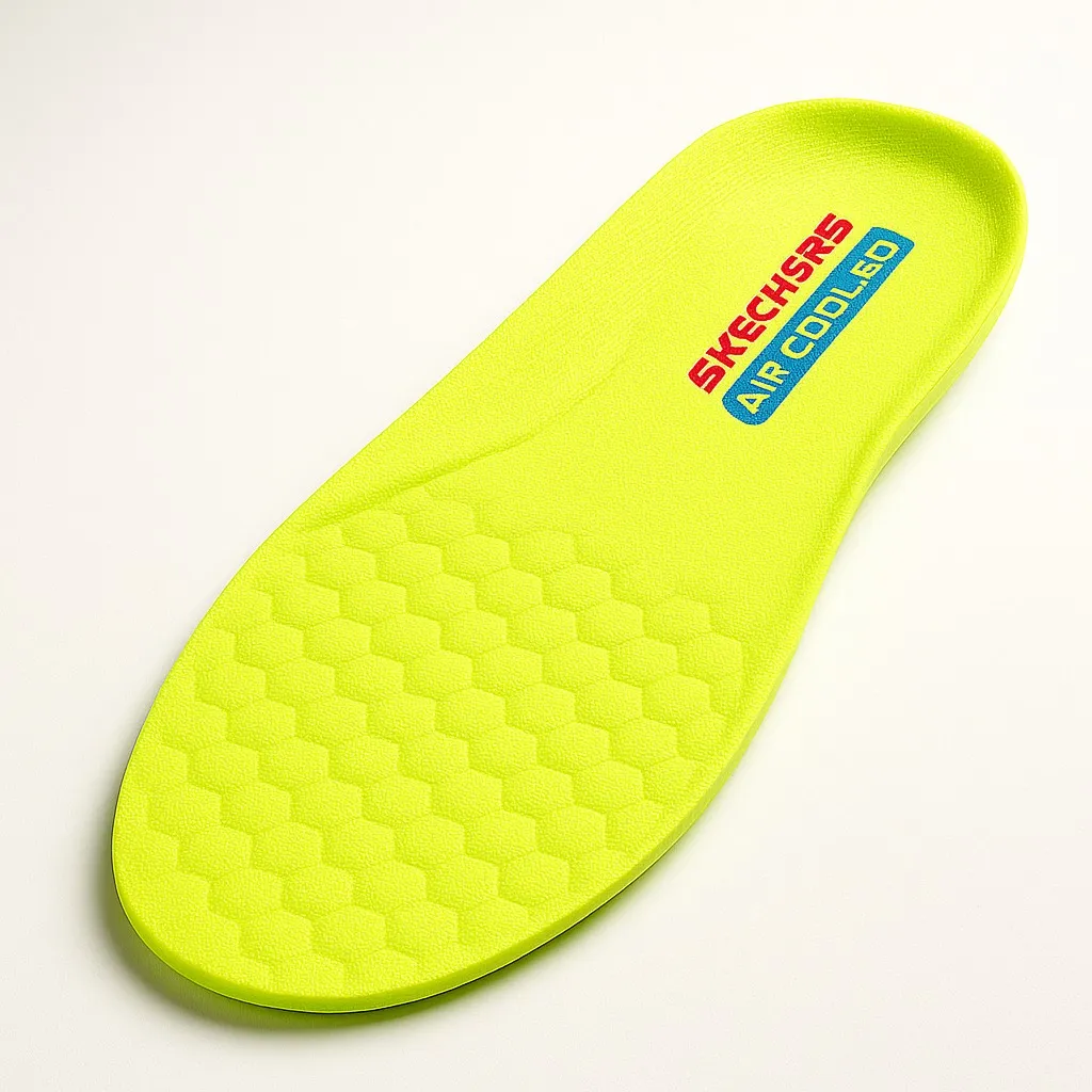 Green Gel Insoles for Men Women Sizes 39-45