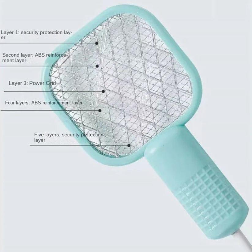 Electric Mosquito Swatter Purple Night Light USB Compatible