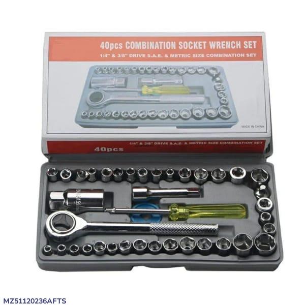 40 Pcs Stainless Steel Tool Kit Set