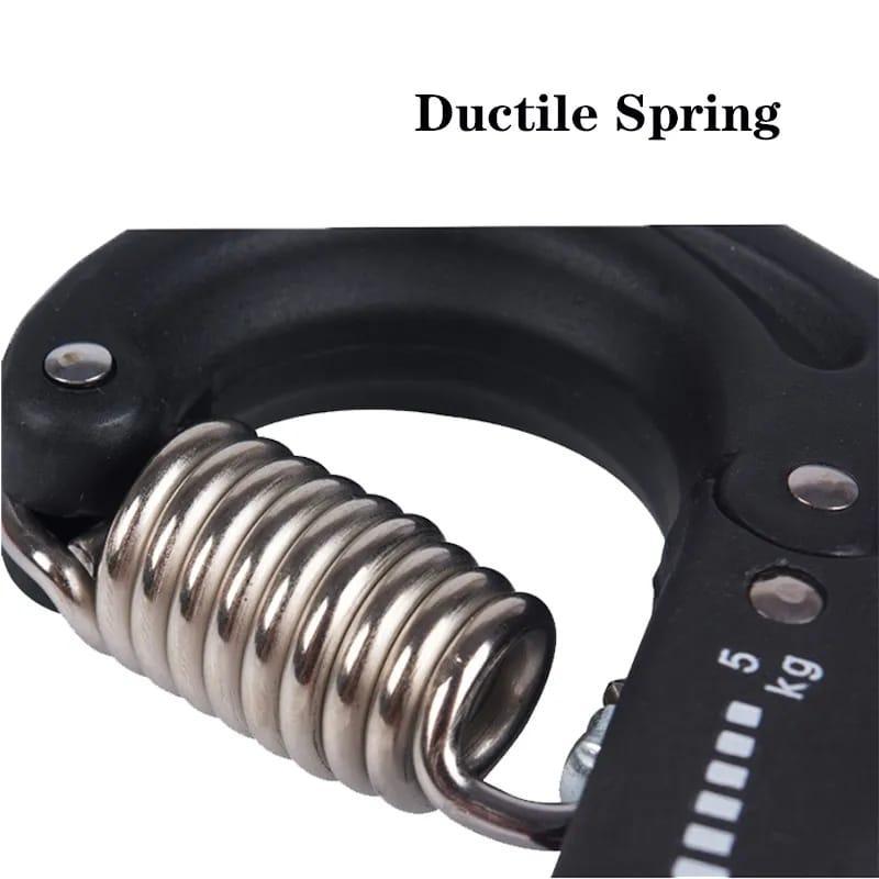 Hand Gripper Adjustable Resistance 10-40kg Non-Slip Black