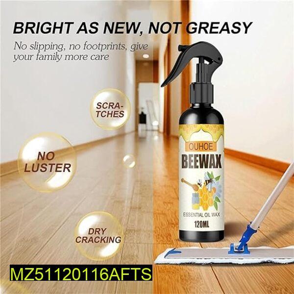 Premium Beeswax Polish for Wooden Furniture Black Spray Bottle