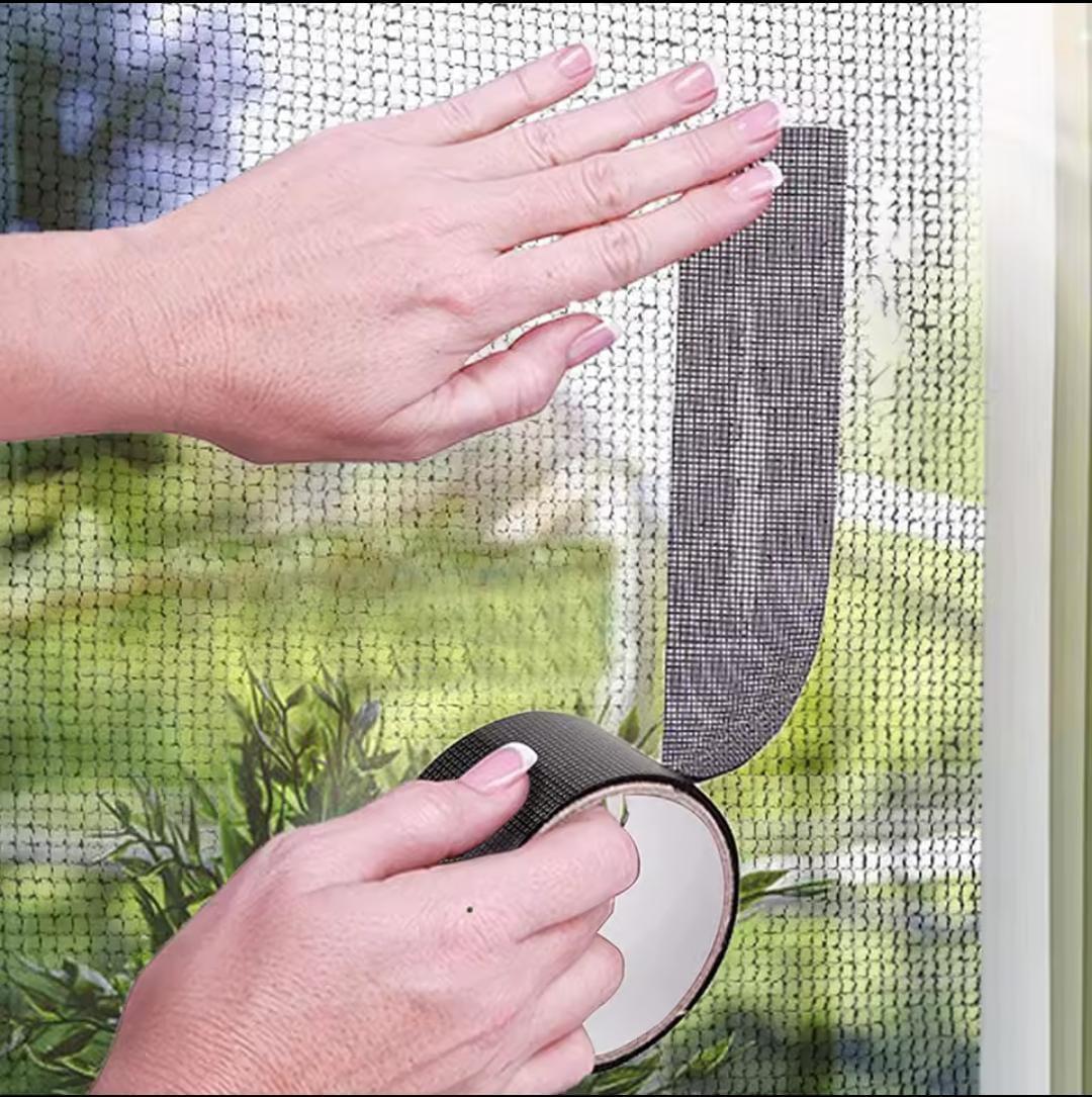 Silver Metal Mosquito Mesh Repair Tape 2M