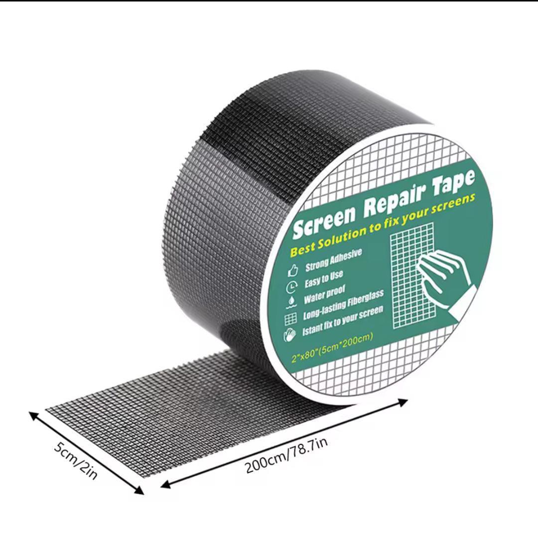 Silver Metal Mosquito Mesh Repair Tape 2M