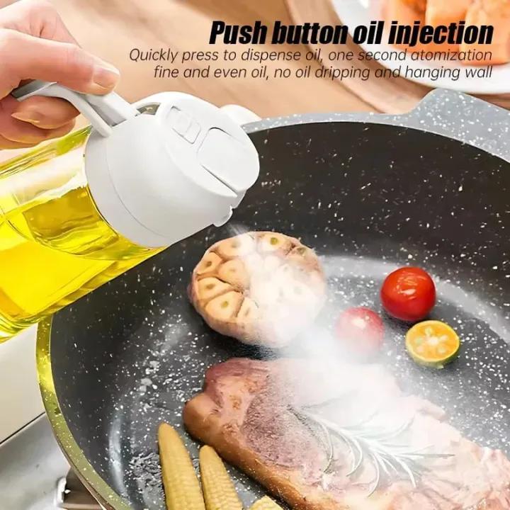 Glass 2-in-1 Oil Sprayer 450Ml Multicolor Kitchen