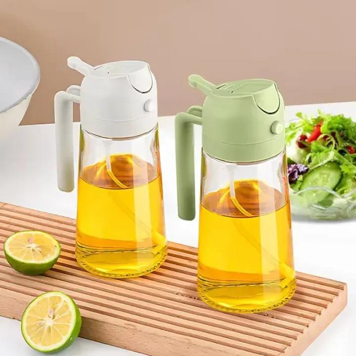 Glass 2-in-1 Oil Sprayer 450Ml Multicolor Kitchen