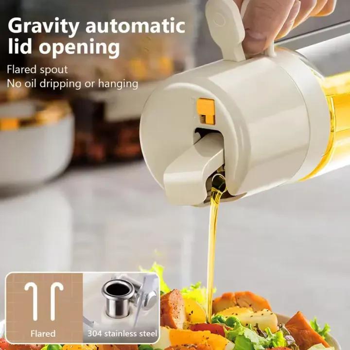 Glass 2-in-1 Oil Sprayer 450Ml Multicolor Kitchen