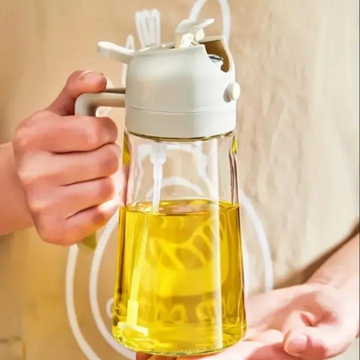 Glass 2-in-1 Oil Sprayer 450Ml Multicolor Kitchen