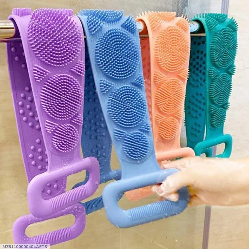 Premium Silicone Body Wash Belt 4 Colors Easy Clean
